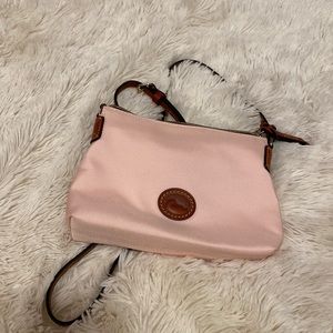 Brand new, pink canvas, Dooney and Bourke crossbody.